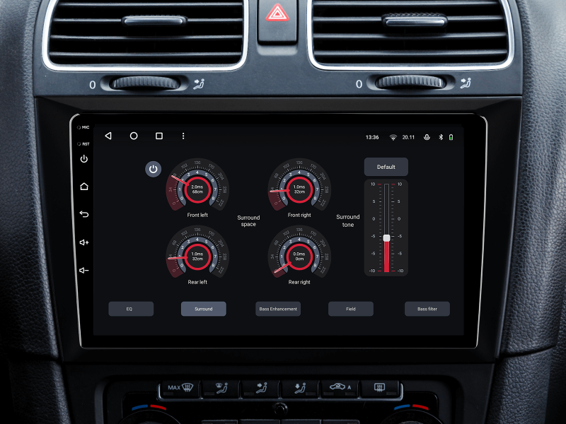 Buy Gazer T6009-5k multimedia system to Volkswagen Golf 6 (5k) 2008-2016