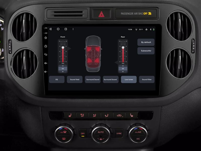 Buy Gazer T6009-5n multimedia system to Volkswagen Tiguan 1 (5n) 2006-2017