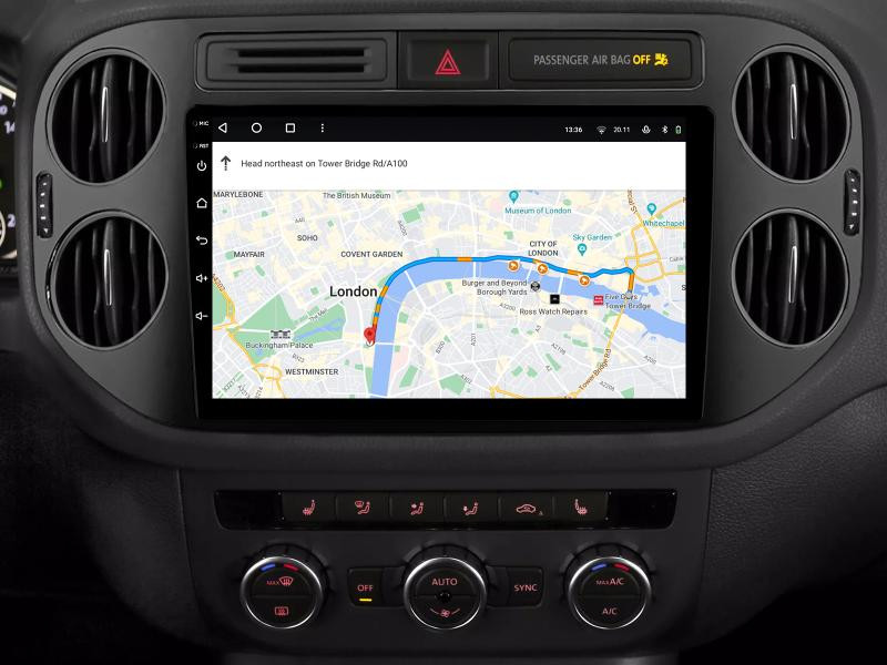 Buy Gazer T6009-5n multimedia system to Volkswagen Tiguan 1 (5n) 2006-2017