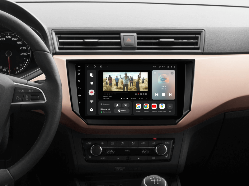 Buy Gazer T6009-6F multimedia system to Seat ibiza (6f) 2017-2020