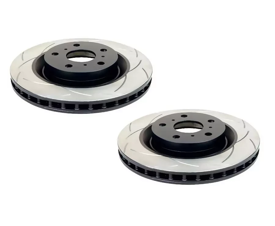 Купить Усиленный вентилируемый задний тормозной диск T2 SLOT для Toyota RAV4 2005-2015 DBA2745S