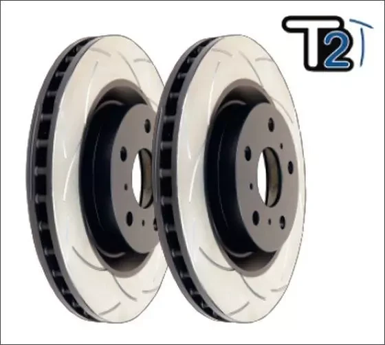 Buy Reinforced ventilated rear brake disk T2 Slot for Porsche Macan 2847s