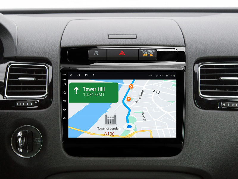 Buy Gazer T6009-7P/L Multimedia System to Volkswagen Touareg (7p) 2010-2018