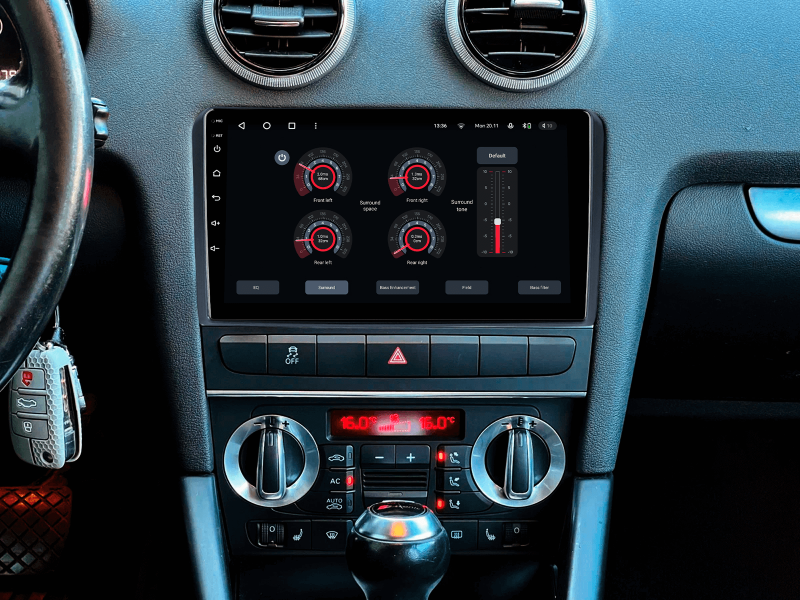 Buy Gazer T6009-8p Multimedia System to Audi A3 2 2003-2013, S3 2 2006-2012, Rs3 1 2011-2012