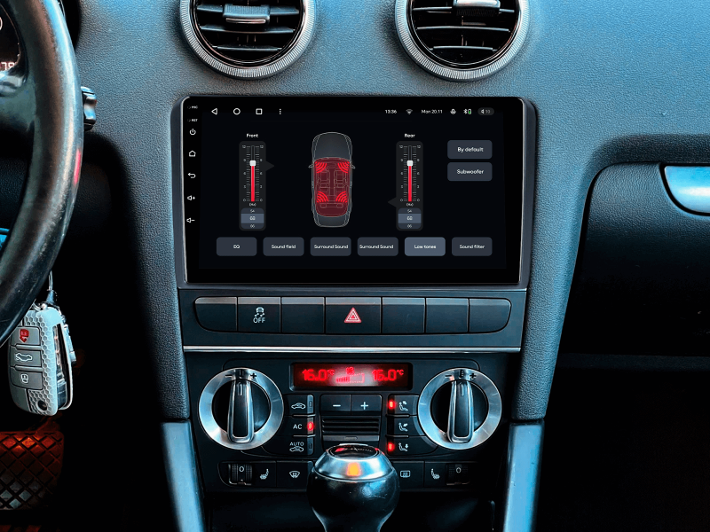 Buy Gazer T6009-8p Multimedia System to Audi A3 2 2003-2013, S3 2 2006-2012, Rs3 1 2011-2012