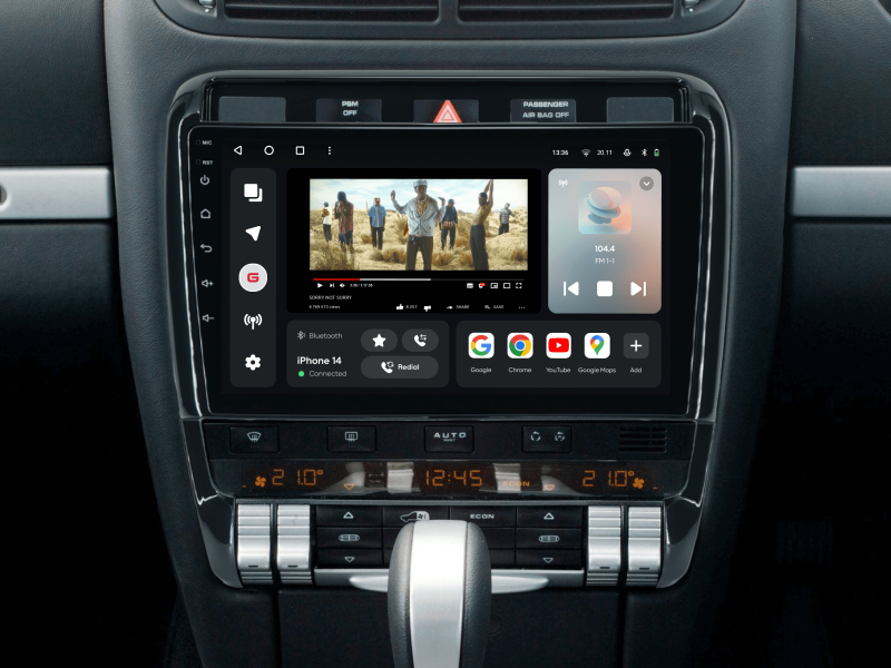 Buy Gazer T6009-9PA Multimedia System to Porsche Cayenne 1 (9PA) 2002-2010