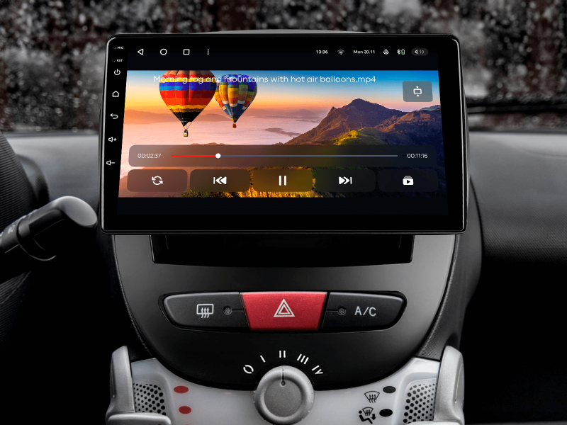 Купити Мультимедійна система Gazer T6009-AB10 до Peugeot 107 2005-2014