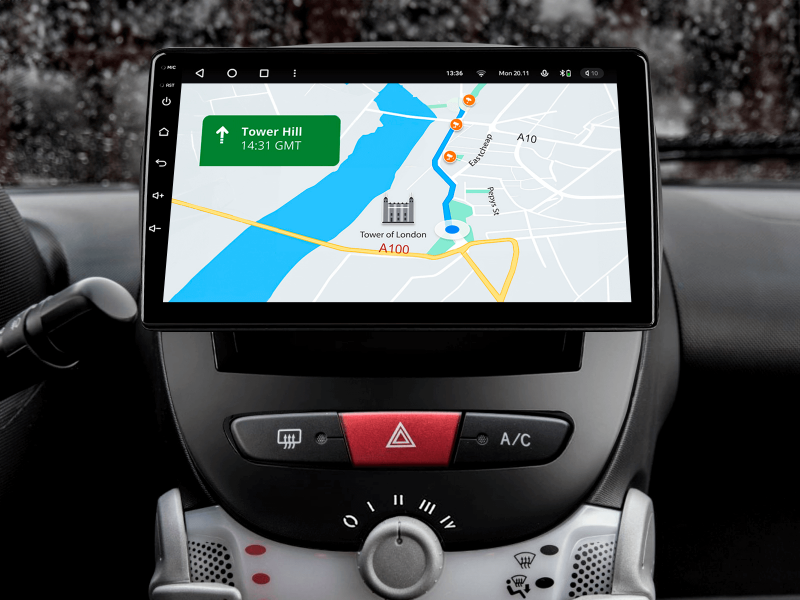 Купити Мультимедійна система Gazer T6009-AB10 до Peugeot 107 2005-2014