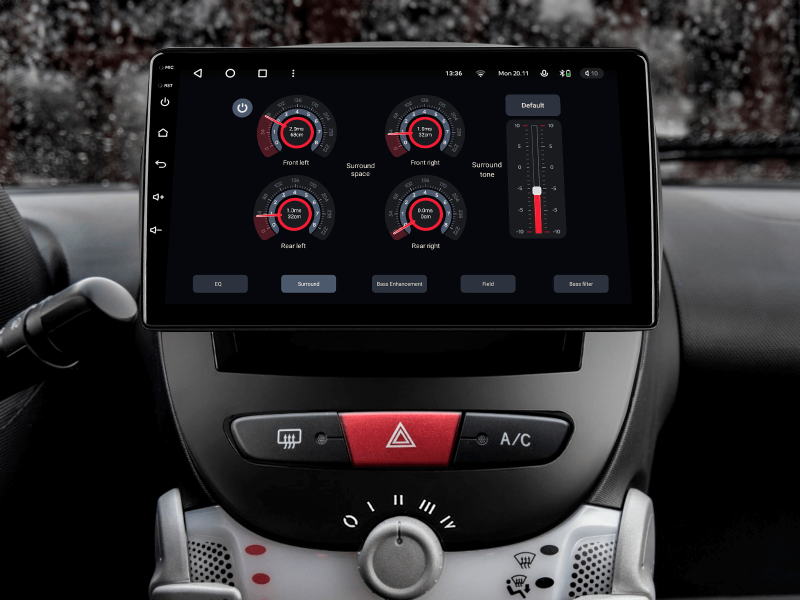 Купити Мультимедійна система Gazer T6009-AB10 до Peugeot 107 2005-2014