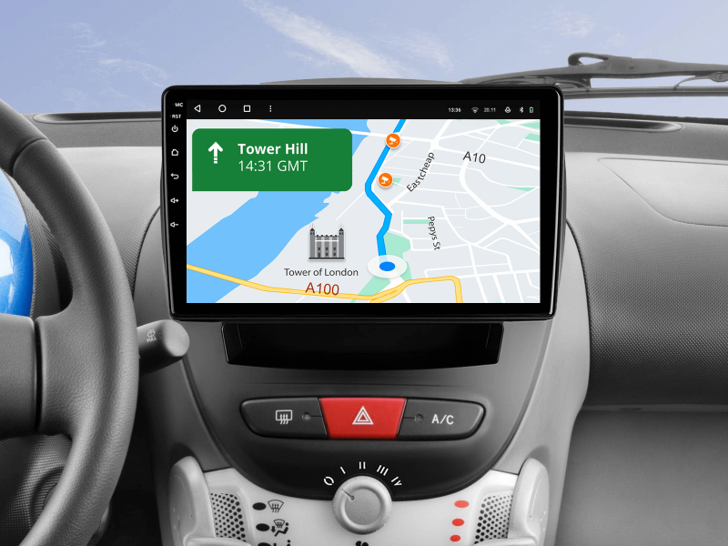 Buy Gazer T6009-AB10 multimedia system to Toyota Aygo (AB10) 2005-2014