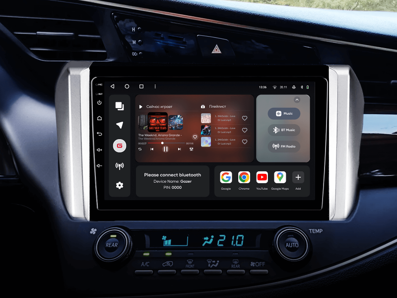 Купити Мультимедійна система Gazer T6009-AN140 до Toyota Innova 2 (AN140) 2015-2022