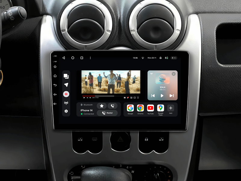 Купити Мультимедійна система Gazer T6009-B90 до Renault Logan 1 (B90), Sandero, Dacia Duster 2009-2020