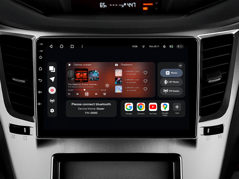 Купити Мультимедійна система Gazer T6009-BR до Subaru Outback 4 (BR), Legacy 5 2009-2014