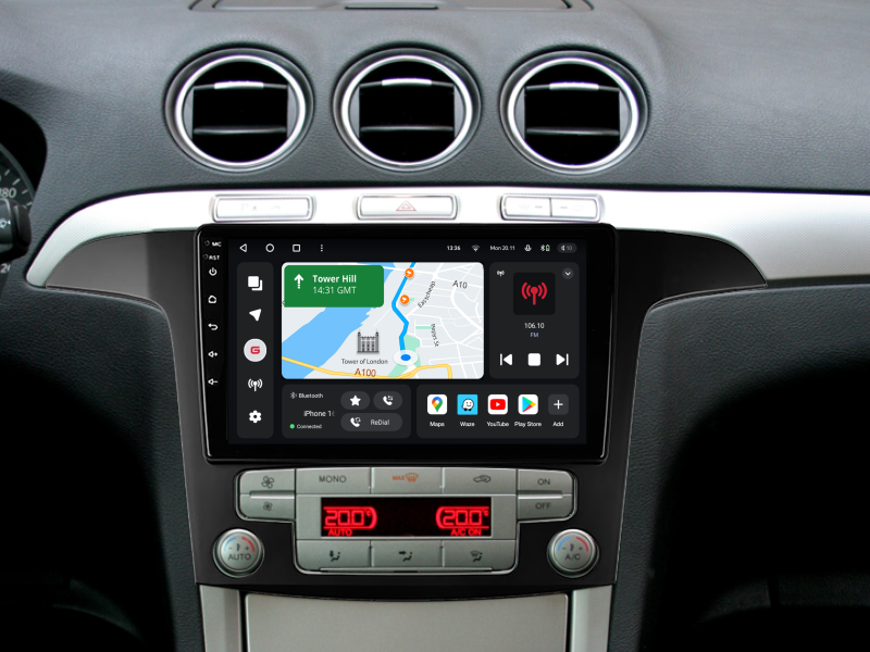 Купити Мультимедійна система Gazer T6009-CD340 до Ford S-MAX 1 2006-2015