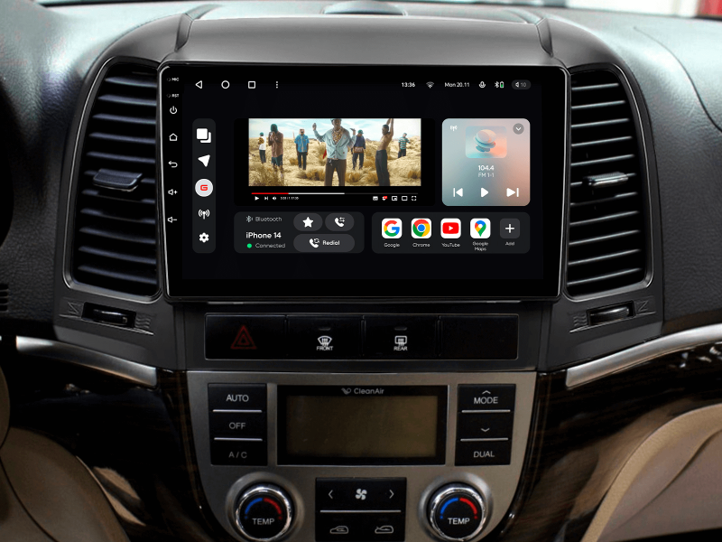 Купити Мультимедійна система Gazer T6009-CM до Hyundai Santa Fe 2 (CM) 2006-2012