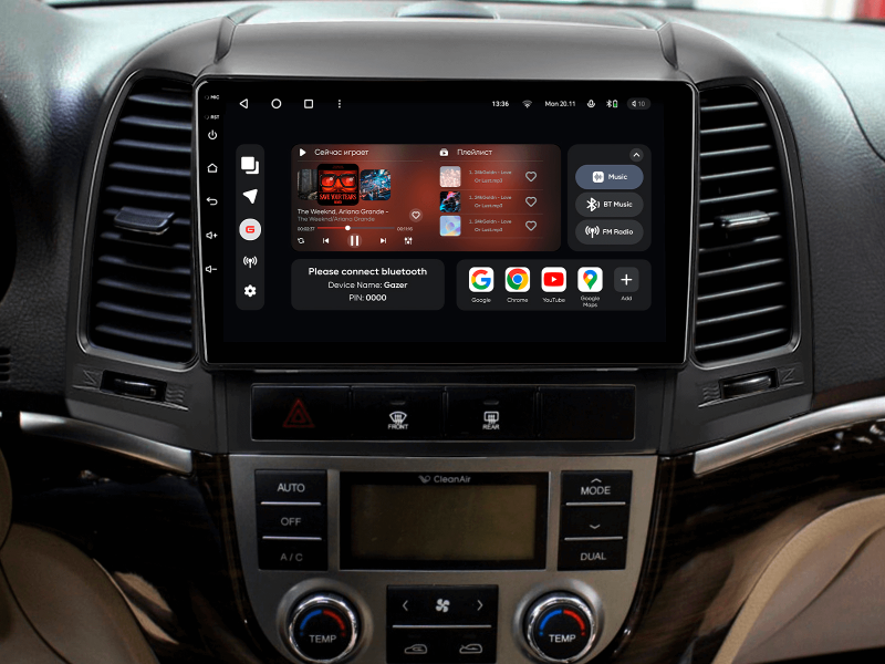 Купити Мультимедійна система Gazer T6009-CM до Hyundai Santa Fe 2 (CM) 2006-2012