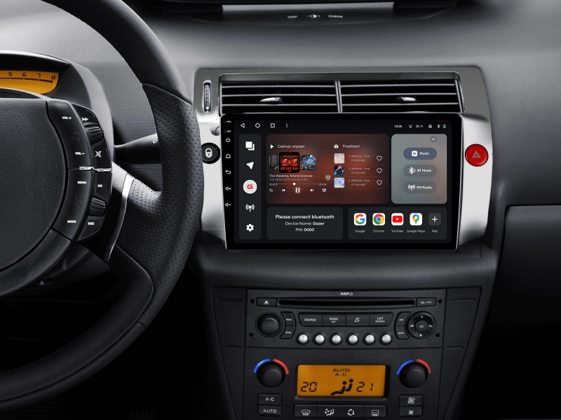 Купить Мультимедійна система Gazer T6009-CPF до Citroen C4 LA LC, C-Triomphe, C-Quatre 2004-2014