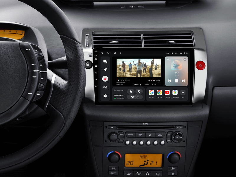 Купить Мультимедійна система Gazer T6009-CPF до Citroen C4 LA LC, C-Triomphe, C-Quatre 2004-2014