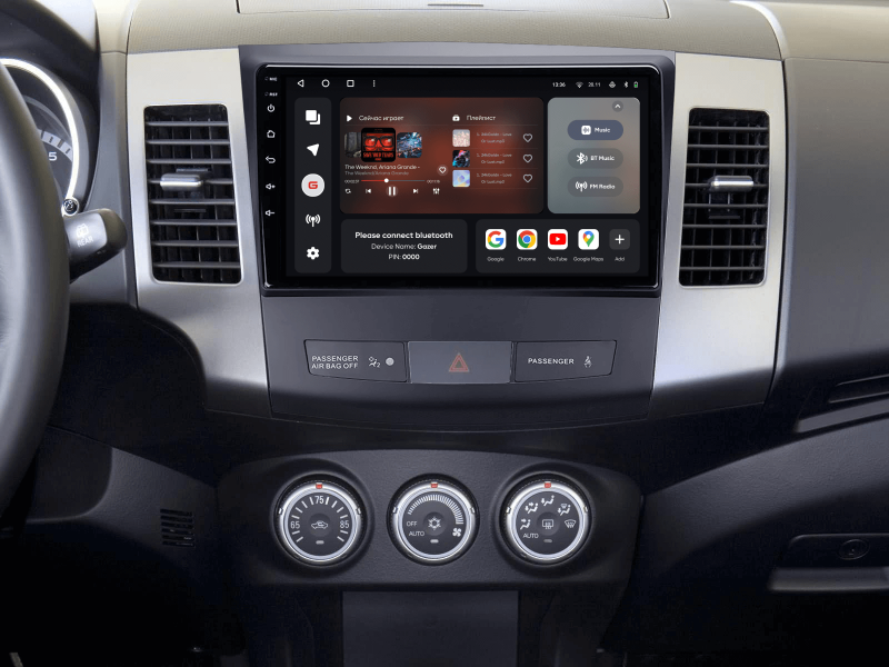 Купить Мультимедійна система Gazer T6009-CW/L до Mitsubishi Outlander 2 (CW0W) 2005-2013