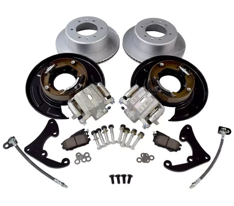 Buy Set of rear drum brakes in Pedders disc for Toyota Hilux 2008-2015 PBCK001