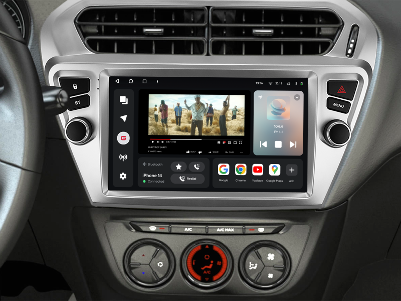 Купить Мультимедійна система Gazer T6009-ELS до Peugeot 301 2012-2016