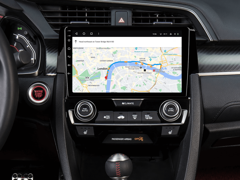 Buy Gazer T6009-FC multimedia system to Honda Civic 10 (FC, FK) 2015-2020