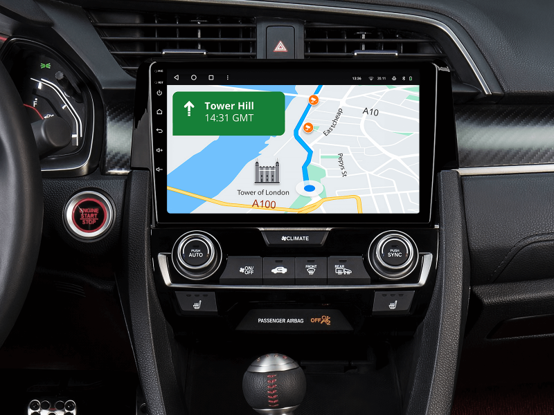 Buy Gazer T6009-FC multimedia system to Honda Civic 10 (FC, FK) 2015-2020