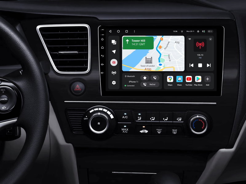 Купить Мультимедійна система Gazer T6009-FG до Honda Civic 9（Middle East）2013-2016