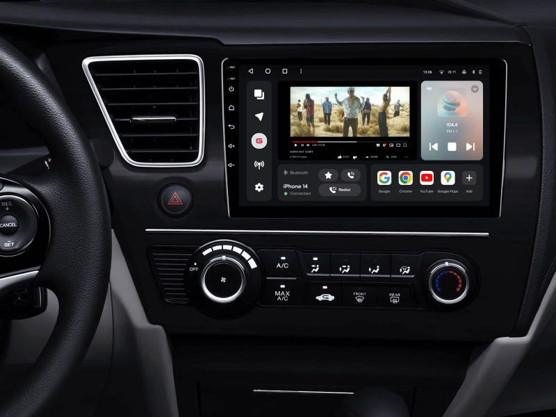 Купить Мультимедійна система Gazer T6009-FG до Honda Civic 9（Middle East）2013-2016