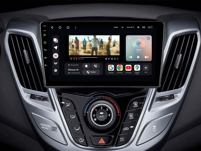 Купить Мультимедійна система Gazer T6009-FS/L до Hyundai Veloster (FS) 2011-2017