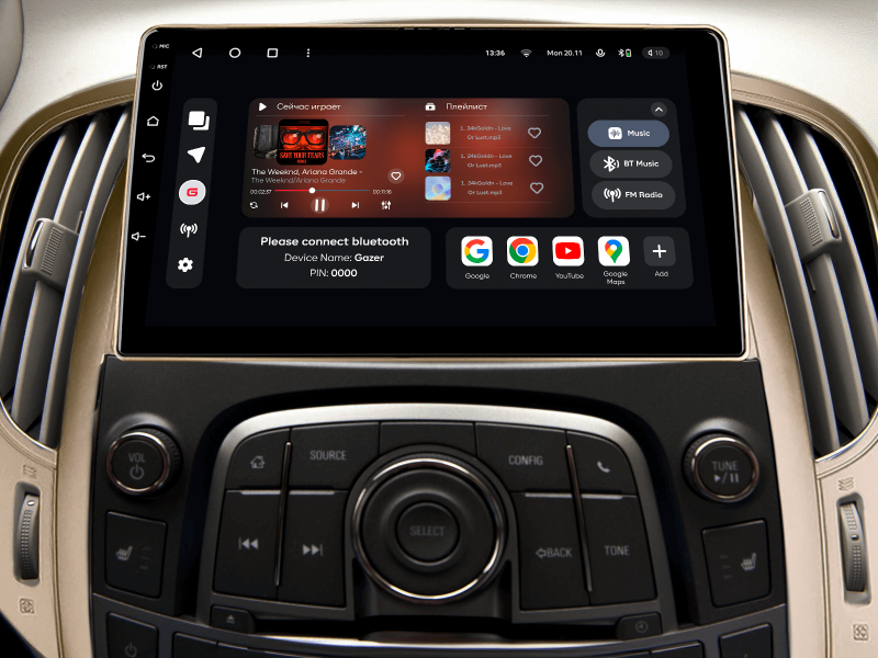 Купить Мультимедійна система Gazer T6009-G4 до Buick Lacrosse 2009-2013