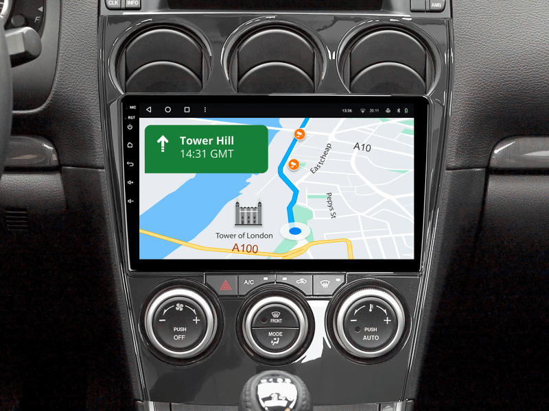 Buy Gazer T6009-GG multimedia system to Mazda 6 (GG) 2002-2007