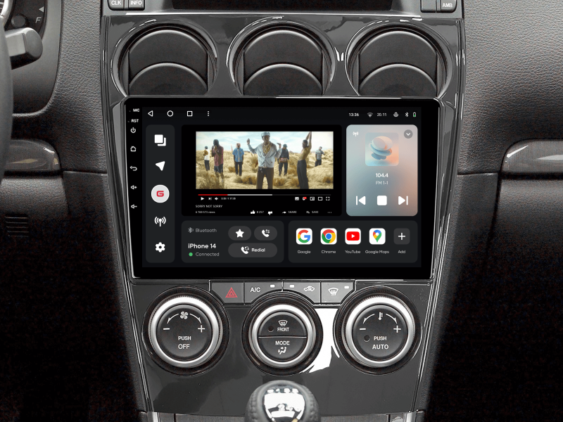 Buy Gazer T6009-GG multimedia system to Mazda 6 (GG) 2002-2007