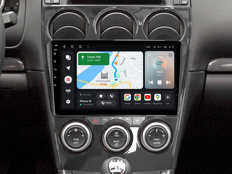 Buy Gazer T6009-GG multimedia system to Mazda 6 (GG) 2002-2007