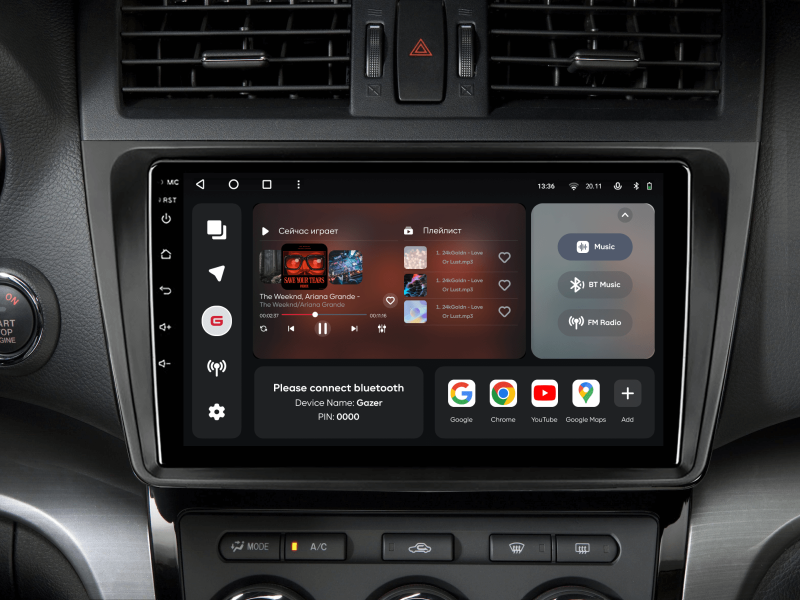 Buy Gazer T6009-GH Multimedia System to Mazda 6 2 (GH) 2007-2012