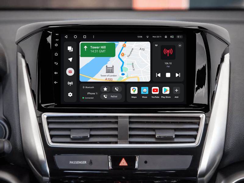 Buy Gazer T6009-GK multimedia system to Mitsubishi Eclipse Cross 1 2017-2021