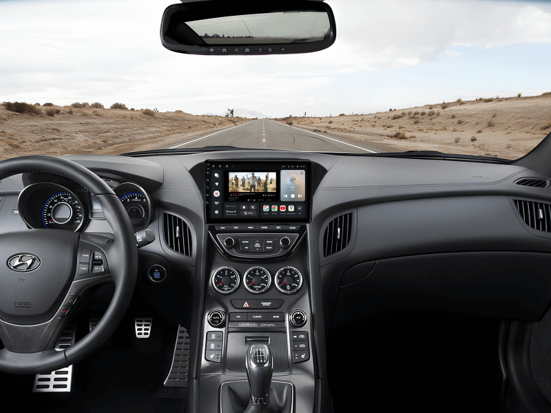 Buy Gazer T6009-HBKF Multimedia System to Hyundai Genesis Coupe, Rohens Coupe (BK) 2012-2016