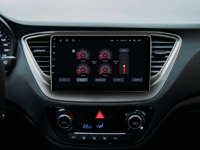 Buy Gazer T6009-HC/H Multimedia System to Hyundai Solaris 2 (HC) 2017-2018