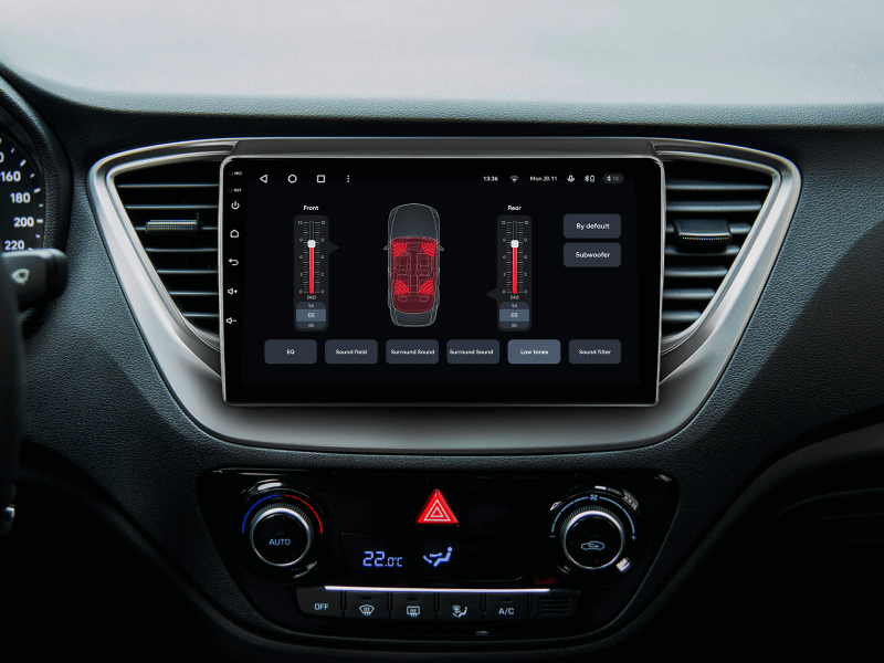 Buy Gazer T6009-HC/L Multimedia System to Hyundai Solaris 2 (HC) 2017-2018