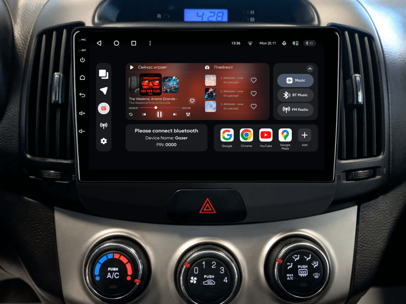 Buy Gazer T6009-HD multimedia system to Hyundai Elantra 4 (HD) 2006-2012