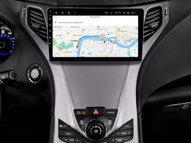 Buy Gazer T6009-HG multimedia system to Hyundai Azera (HG) 2011-2014