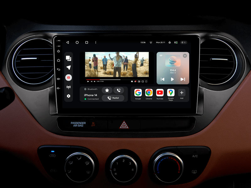 Buy Gazer T6009-A1 multimedia system to Hyundai i10 (IA) 2013-2016