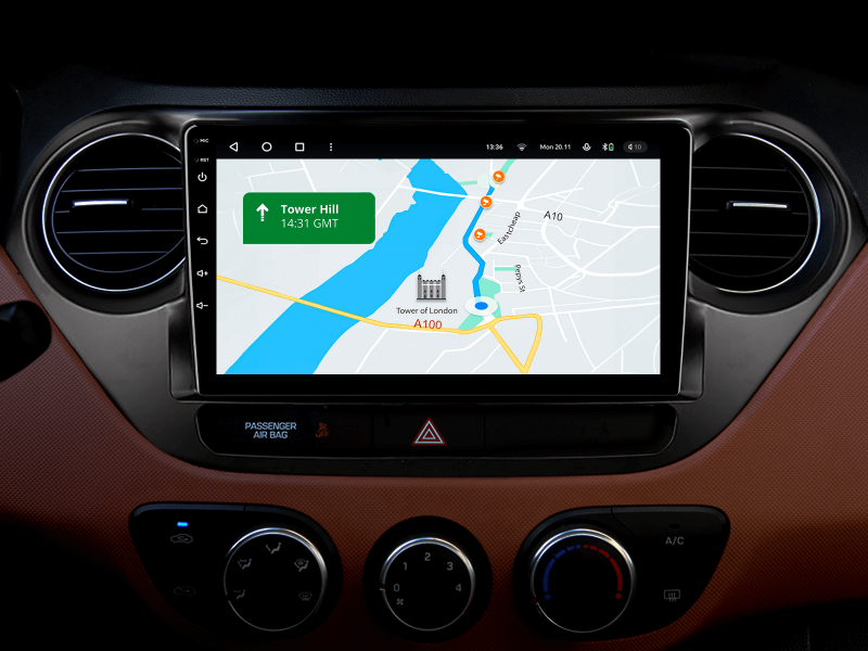 Buy Gazer T6009-A1 multimedia system to Hyundai i10 (IA) 2013-2016