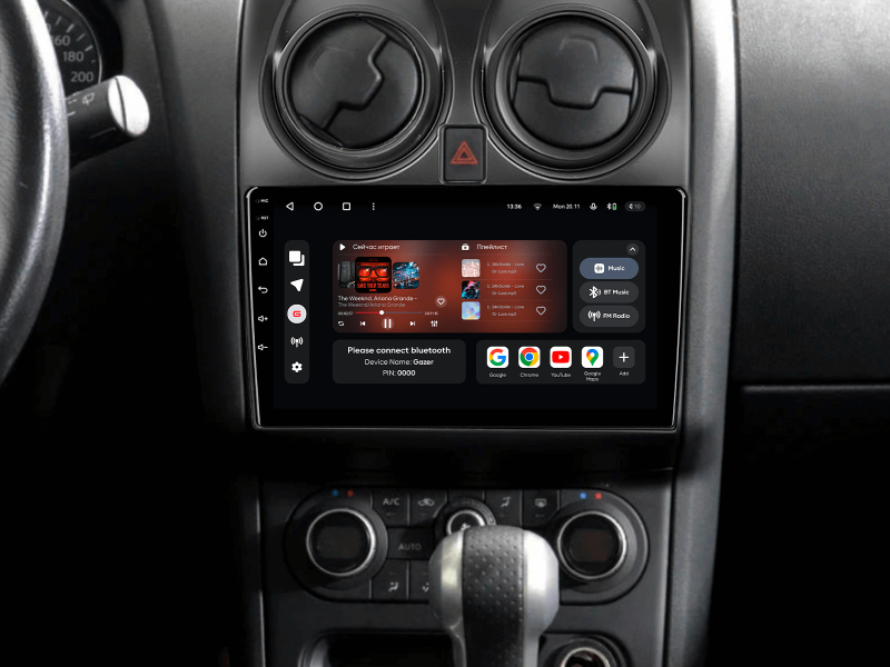 Buy Gazer T6009-J10 Multimedia System to Nissan Qashqai 1 2006-2013