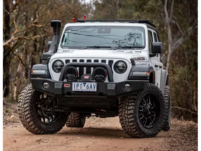 Buy Front bumper Arb Deluxe Winch Bar for Jeep Wrangler JL from 2018 for Parktronics