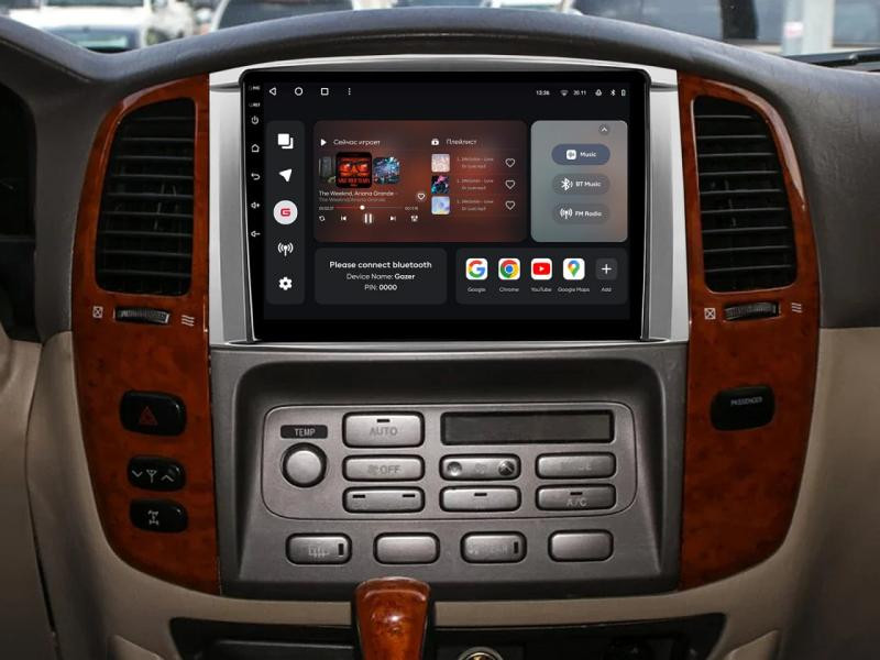 Buy Gazer T6009-J100 multimedia system to Toyota Land Cruiser 100 (J100) 2002-2007