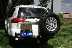 Buy Receiving Kaymar spare wheel for Mitsubishi Pajero Sport from 2010 on the left side