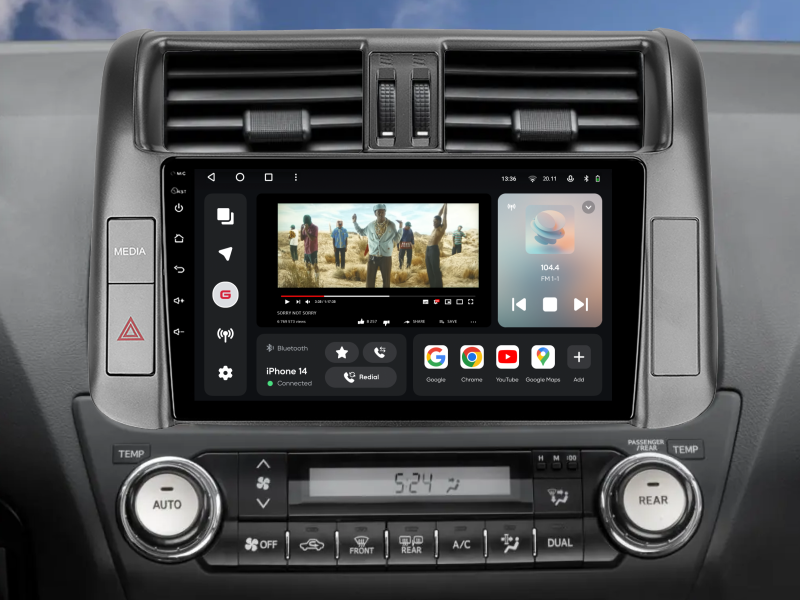 Buy Gazer T6009-J150/H Multimedia System to Toyota Land Cruiser Prado 4 (J150) 2009-2013