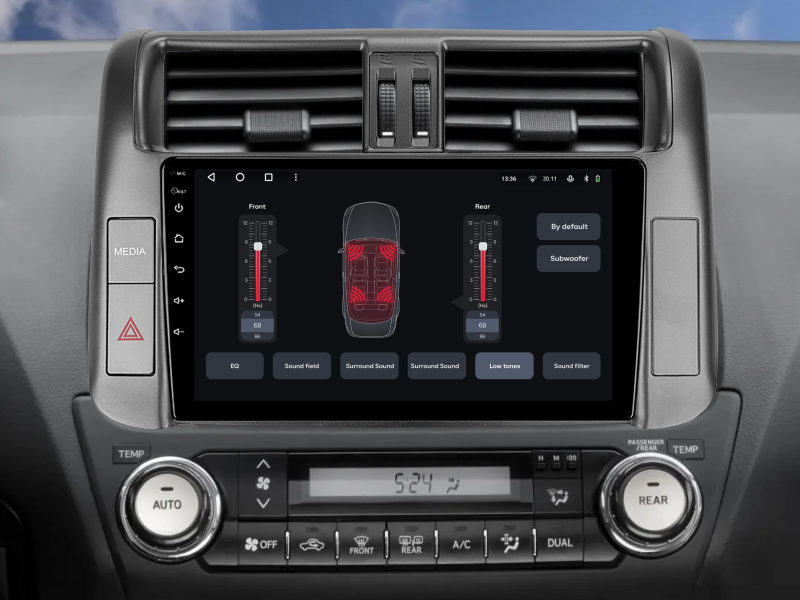 Buy Gazer T6009-J150/L Multimedia System to Toyota Land Cruiser Prado 4 (J150) 2009-2013