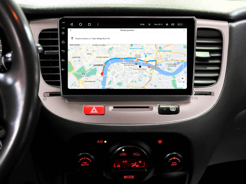 Buy Gazer T6009-JB Multimedia System to Kia Rio 2 (JB) 2005-2011